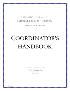 CoordHandbook - University of Vermont