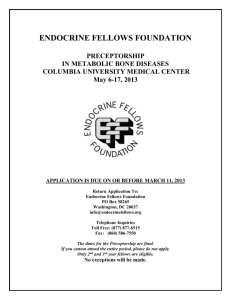 ENDOCRINE FELLOWS FOUNDATION