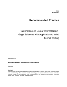 AIAA R-091-20xx revision - Triumph Force Measurement Systems