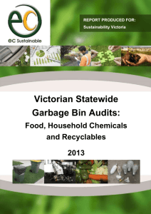 8590KB Victorian Statewide Garbage Bin Audit 2013 Word version