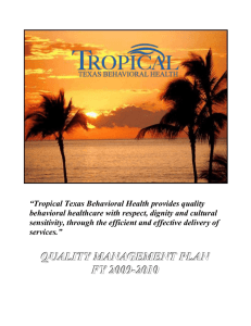 utilization management plan - Tropical Texas Behavioral Health