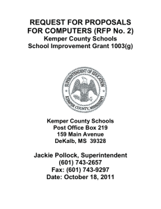 Introduction - Kemper County School District