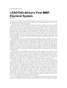 CASE STUDY: Lesotho