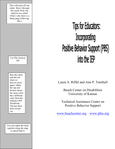 IEP Curriculum Framework