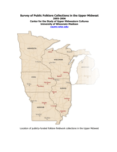 Survey of Public Folklore Collections in the Upper Midwest (2005