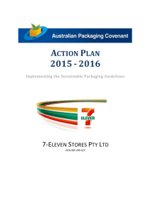 7-Eleven`s Action Plan Period