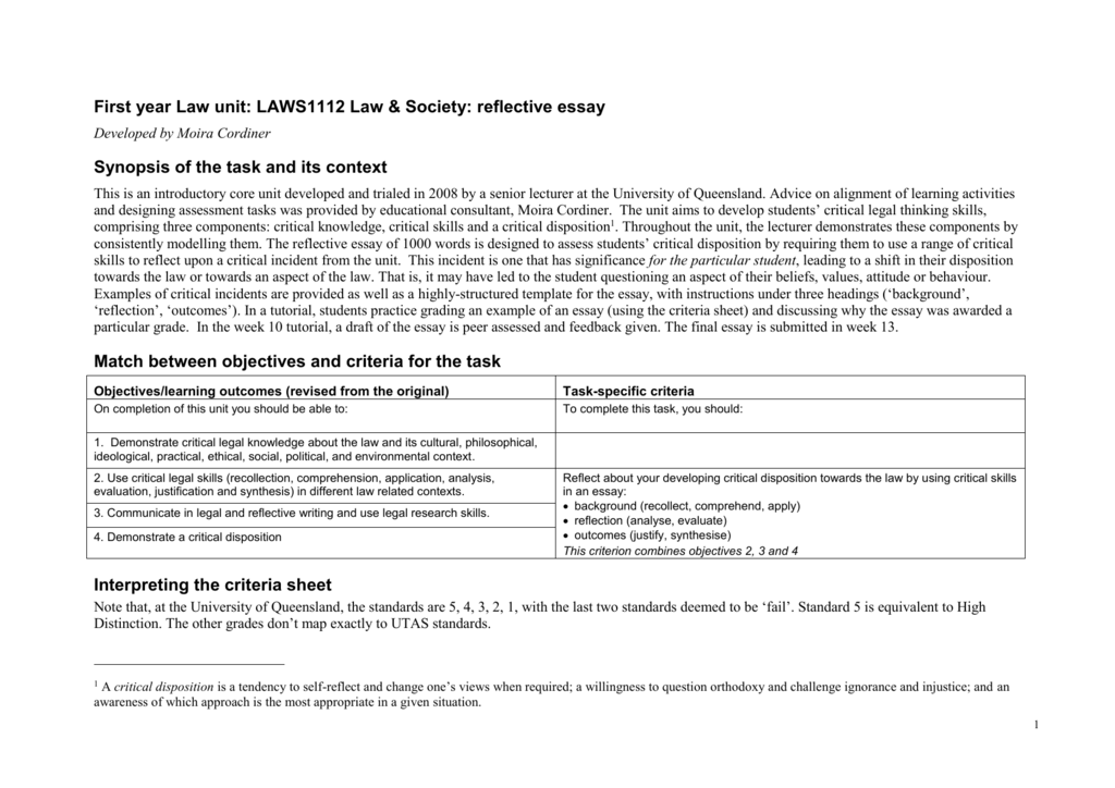 consultancy project reflective essay