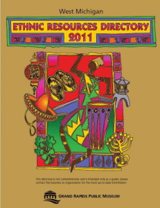 Ethnic Resources Directory of West Michigan