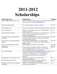 SCHOLARSHIPS - Northwestern CUSD 2