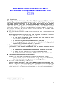 IASC Strategy on MHCUA Draft 02 Oct 2009