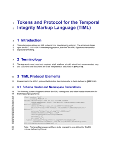 3 TIML Protocol Elements