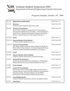 Final Schedule-Updated 10/13/2009