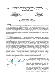 Bio-Molecular Computing: A 3-Symbol 3