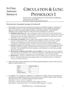 Circulation & Lung Physiology I