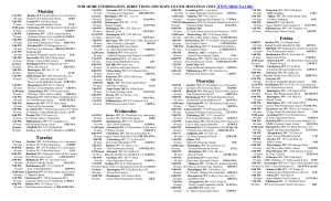 mrscna meeting schedule