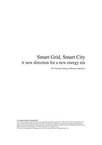 Smart Grid, Smart City A new direction for a new energy era The