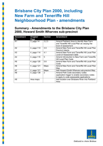 Howard Smith Wharves sub precinct amendments