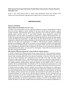 Whole Genome Sequencing of Field Isolates Provides Robust