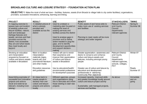 Foundation Action Plan - 9 January 2006