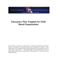Intruder/Active Shooter Emergency Action Plan