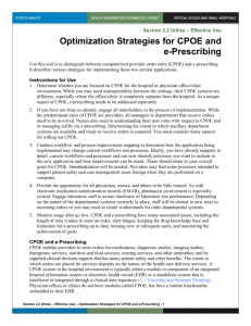 Optimization Strategies for CPOE doc