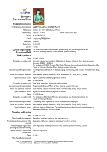 Europass Curriculum Vitae