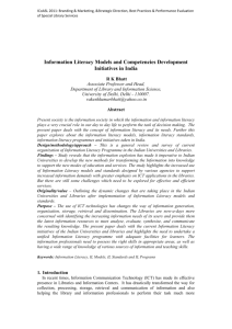 Information Literacy: A Review of Literature - SLA