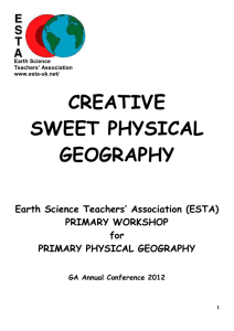 Creative SWEET Physical GEOGRAPHY