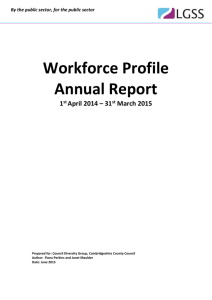 Workforce Profile Annual Report