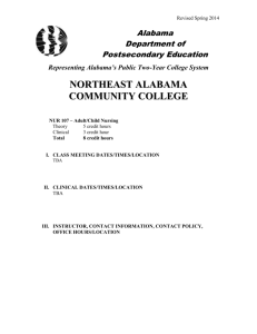 alterations - Northeast Alabama Community College