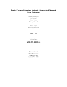 WaveBase: A Facial Feature Detector Using a Superwavelet Face