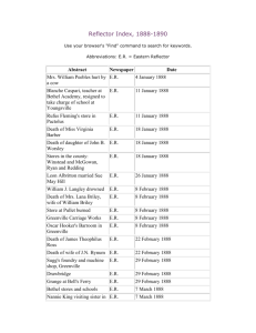 Reflector Index, 1888-1890