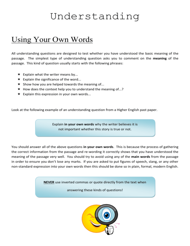 understanding-using-your-own-words-all-understanding-questions