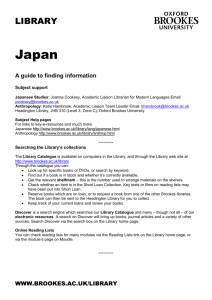 Japan : a guide to finding information