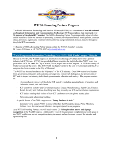WITSA Founding Partner Program