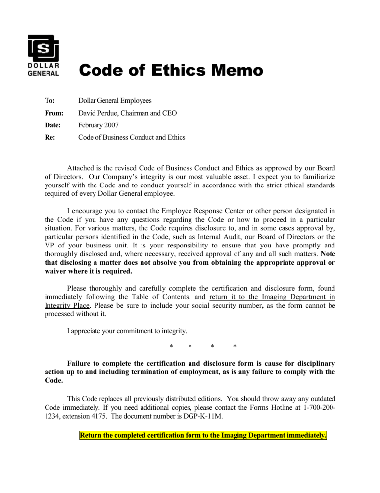 Responsibility For Monitoring And Enforcing The Code