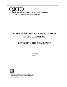 Natural Hazard Risk Management in the Caribbean: Revisiting the