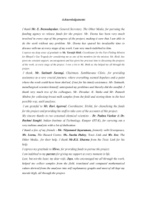 Acknowledgements - International Campaign for Justice in Bhopal