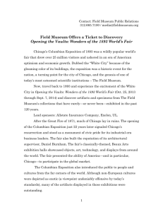 Press releases: - The Field Museum