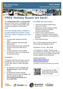 FREE Holiday Buses are back