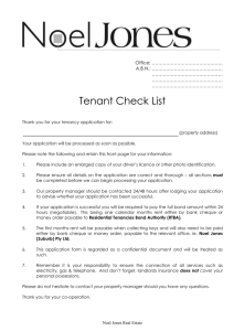 tenancy application reference check