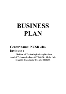 Business Plan - Net Media Lab