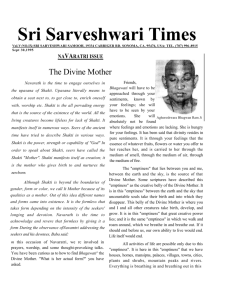 Sri Sarveshwari Times Vol.V:NO.IX:SRI SARVESHWARI SAMOOH
