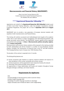 Experienced Researcher Fellowship