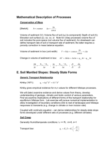 Mathematical Description of Processes
