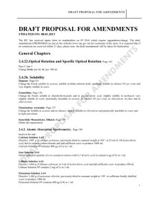 DRAFT PROPOSAL FOR AMENDMENTS