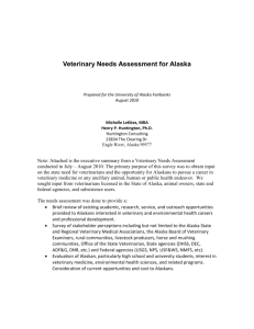 Veterinary Needs Assessment - University of Alaska System