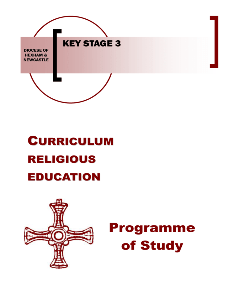 RELIGIOUS EDUCATION Diocesan Department For Education