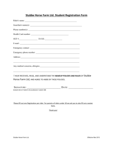 Waiver and lesson registration forms
