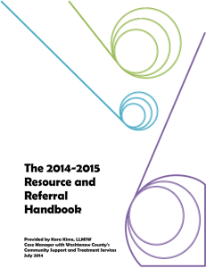 Resource and Referral Guide, 2014-15